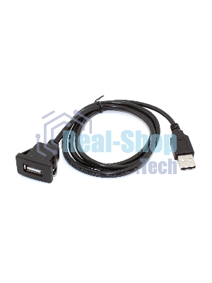 Кабель с разъемами USB 2.0 мама для монтажа -папа 1 м