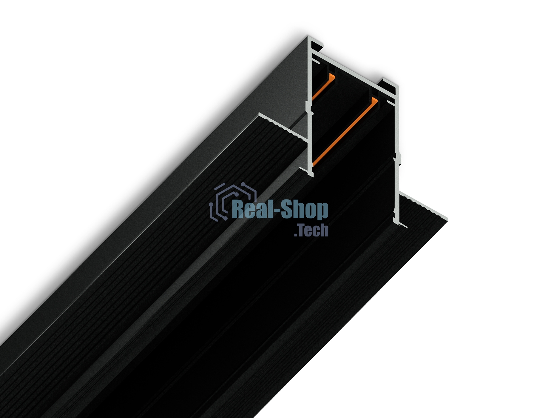 Шинопровод встраиваемый Ambrella light GL1012 BK черный IP20 220V 3000*62.5*56