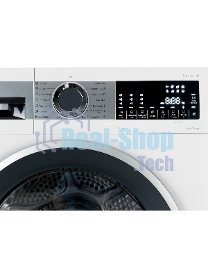 Сушильная машина Bosch WQG1420AME белый, 9 кг, сушка - конденсационная, программ - 15, 59.8 x 84.2 x 64.8 см