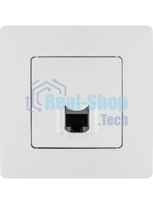 Розетка компьютерная ETIKA RJ45 кат.5 UTP, белый