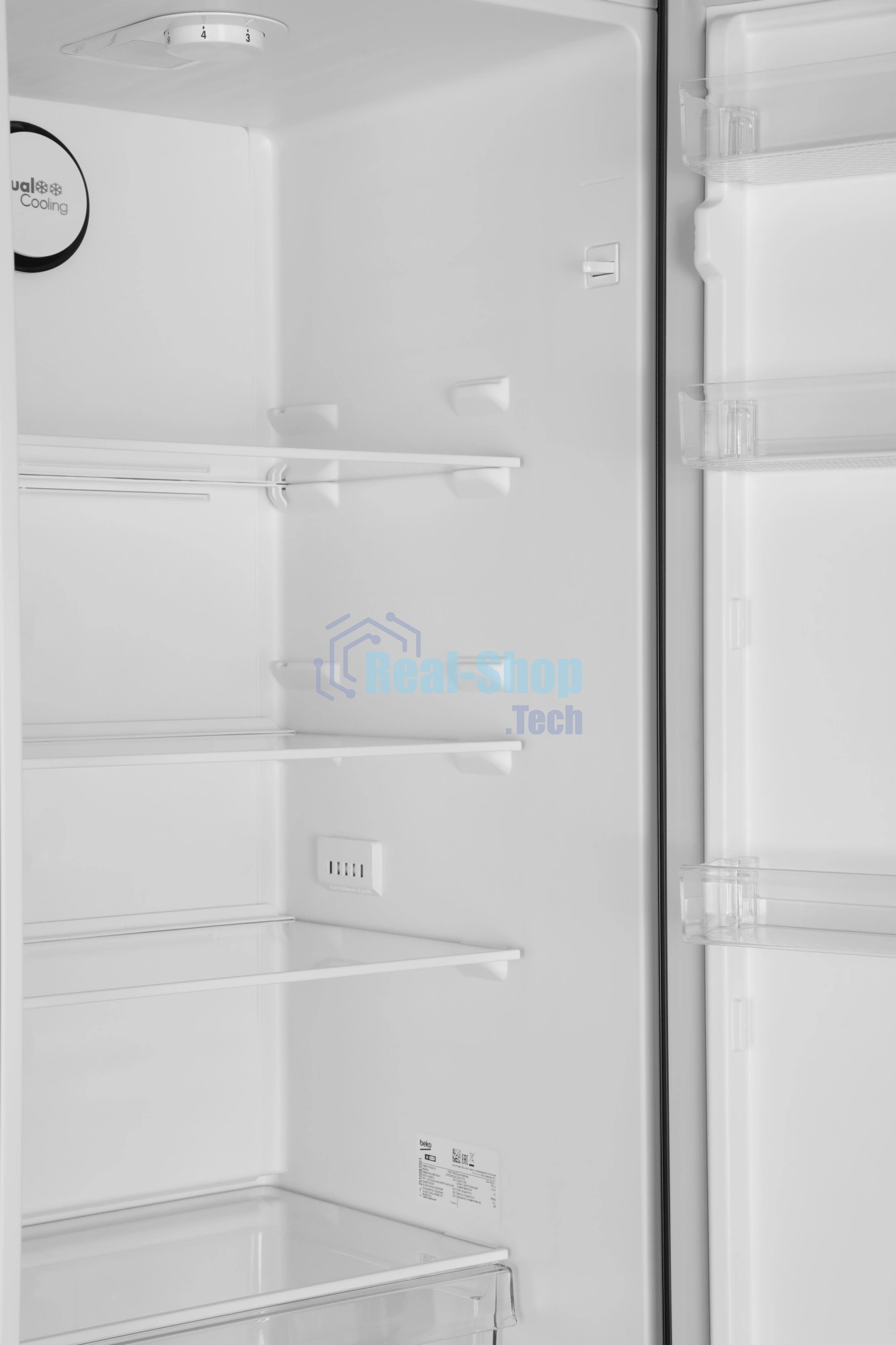 Холодильник Beko B1RCNK332G серый двухкамерный 200/100л морозилка снизу, No Frost