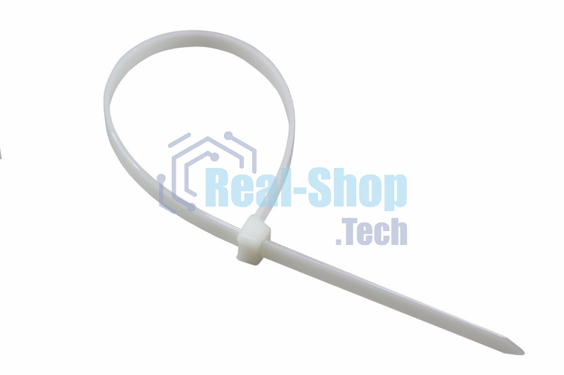 Хомут-стяжка кабельная нейлоновая Rexant 150 x2,5 мм, белая, упаковка 100 шт.