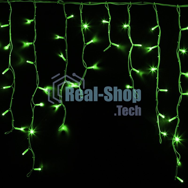 Гирлянда Neon-night Айсикл (бахрома) светодиодный, 5,6 х 0,9 м, белый провод 
