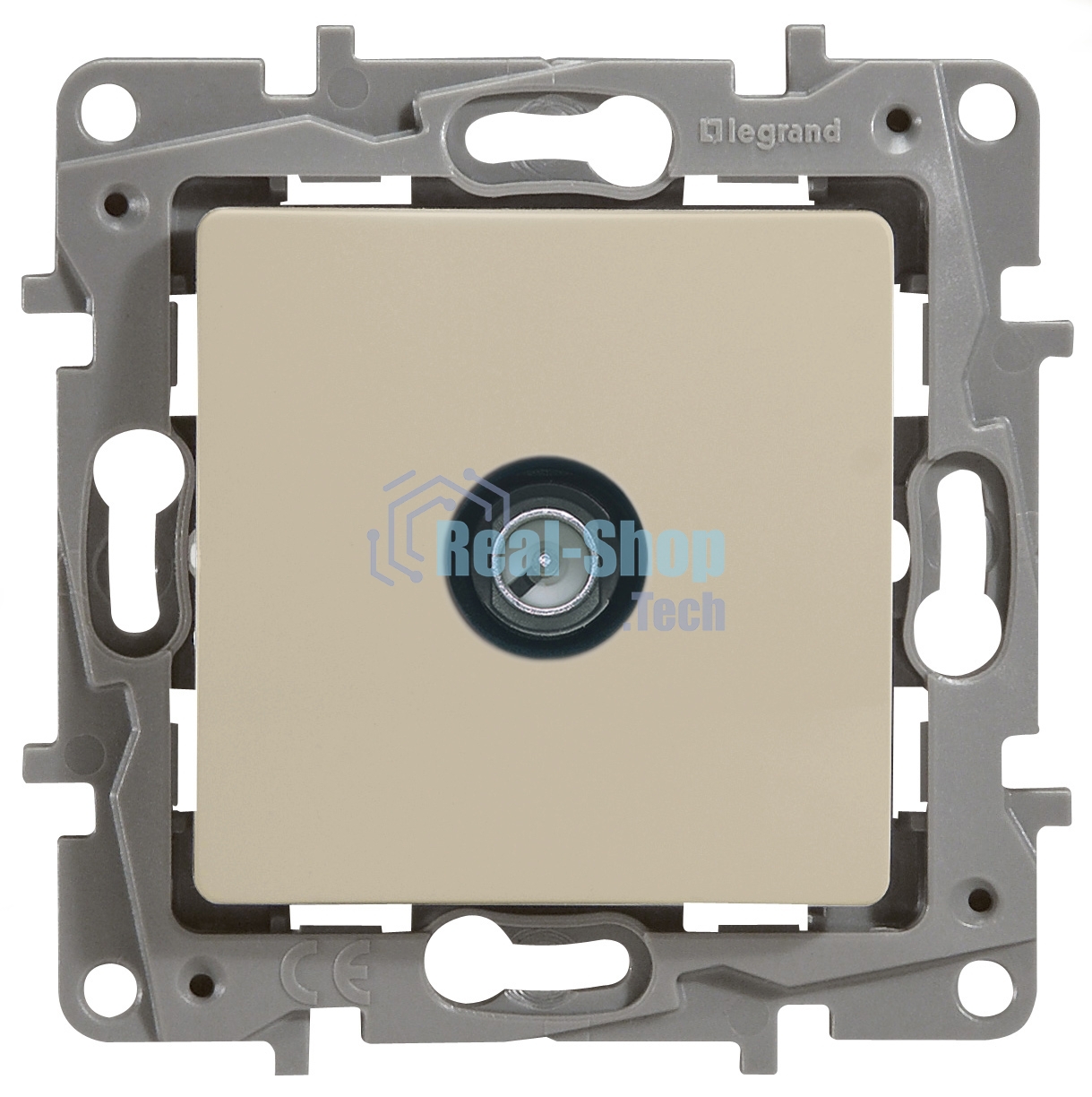 Розетка телевизионная TV Звезда сл. кость ETIKA