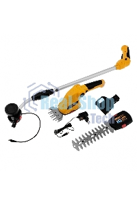 Ножницы-кусторез Denzel G801E с телескопической штангой аккумуляторные с акк. 7,2В Li-Ion 1,5 А·ч