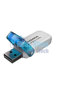 Флешка USB ADATA UV240 (AUV240-64G-RWH), 64Gb, USB 2.0, R/W 15/5, белый/синий