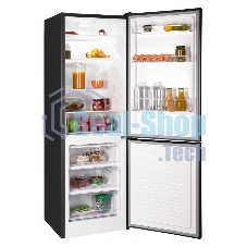 Холодильник Nordfrost NRB 132 B черный двухкамерный 205/100 л морозилка снизу, капельная система