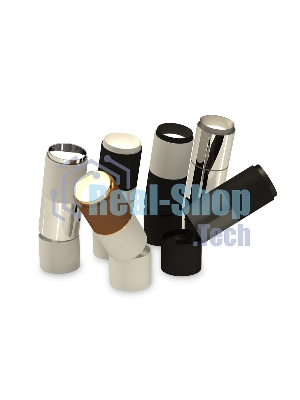 Крепеж для корпуса A2221 BK черный D60*H50mm Out45mm (для корпуса D60mm)