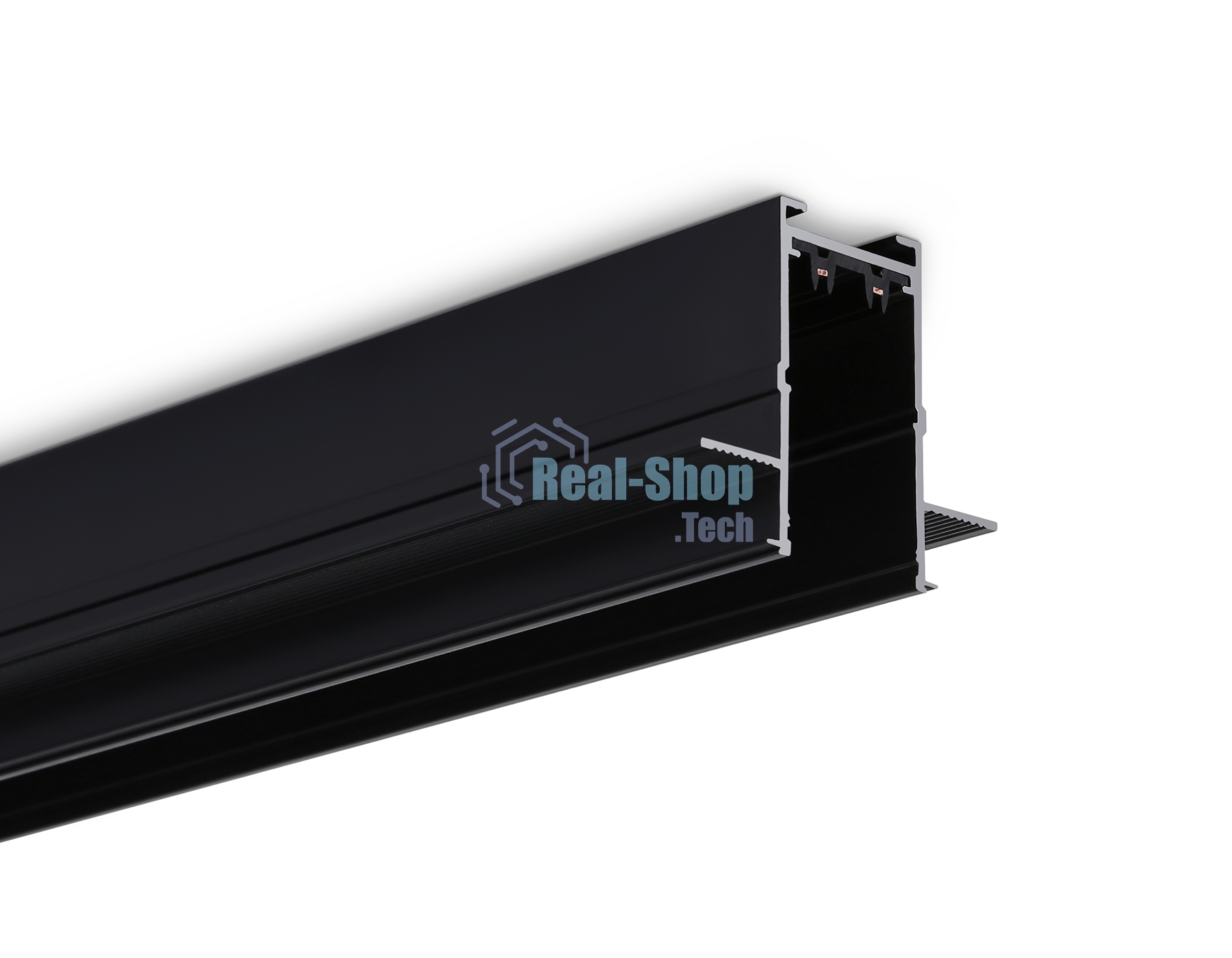 Шинопровод встраиваемый Ambrella light GL1012 BK черный IP20 220V 3000*62.5*56