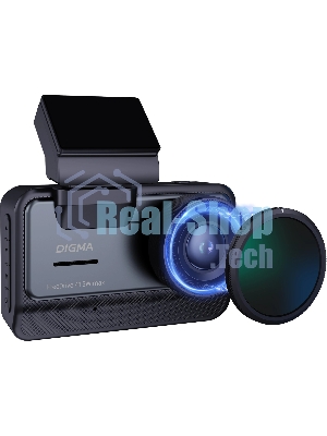 Видеорегистратор Digma FreeDrive 415W max черный 8Mpix 2160x3840 170гр. Allwinner