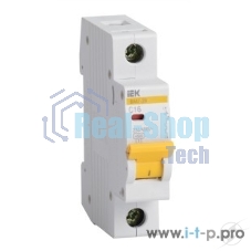 Выключатель автоматический Iek MVA20-1-006-B ВА47-29 1Р6А 4,5кА х-ка В ИЭК