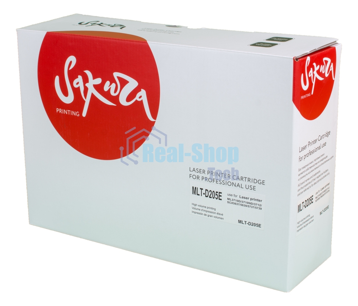 Картридж лазерный Sakura MLTD205E для Samsung ML-3710/3712 SCX-5637/5737/5639/5739, черный, 10000 к.