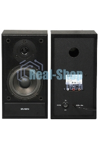 Акустическая система Sven SPS-702 2.0 черный 40Вт