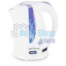Чайник электрический Centek CT-0040 белый 1.8л, 2200 Вт, открывание кнопкой, внутренняя подсветка