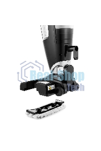 Пылесос вертикальный паровой Kitfort KT-575-1 черный, питание питание от сети, 1600 Вт, уборка влажная/паром/сухая, пылесборник 1.1 л