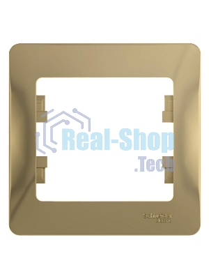 Рамка 1-м Glossa титан SchE GSL000401