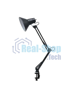 Светильник настольный под лампу СНС-13Ч на струбцине 60Вт E27 черный (коробка) IN HOME 4690612012735