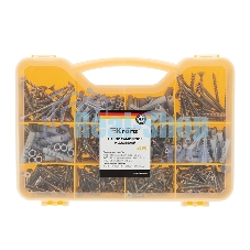 Набор саморезов и дюбелей Kranz 590 шт.