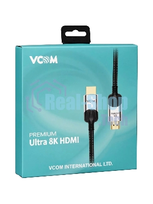 Кабель VCOM CG865-2M HDMI 19M/M,ver. 2.1, 8K@60 Hz 2 м VCOM CG865-2M