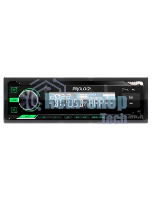 Автомагнитола Prology GT-160, 1 DIN, Bluetooth, USB Type-A, AUX, пульт ДУ