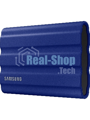 Внешний SSD Samsung T7 Shield, 1TB, USB 3.2 Gen 2 Type-C, R/W 1050/1000, синий