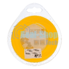 Леска для триммера Denzel квадрат 1,6 мм х 15 м, блистер FLEX CORD