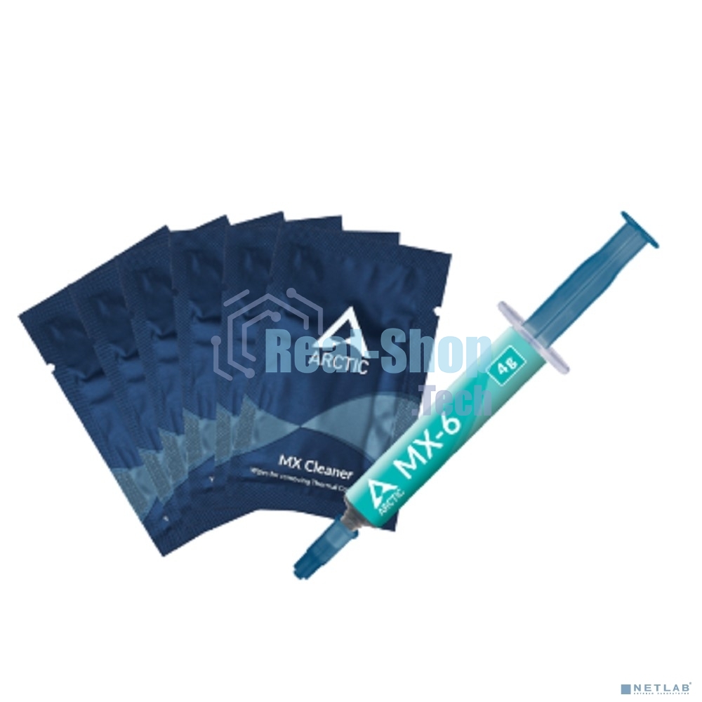 Термопаста MX-6 Thermal Compound 4-graмм with 6pcs MX Cleaner ACTCP00084A