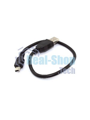 Кабель USB Type A на Mini USB прямой 0,25 м