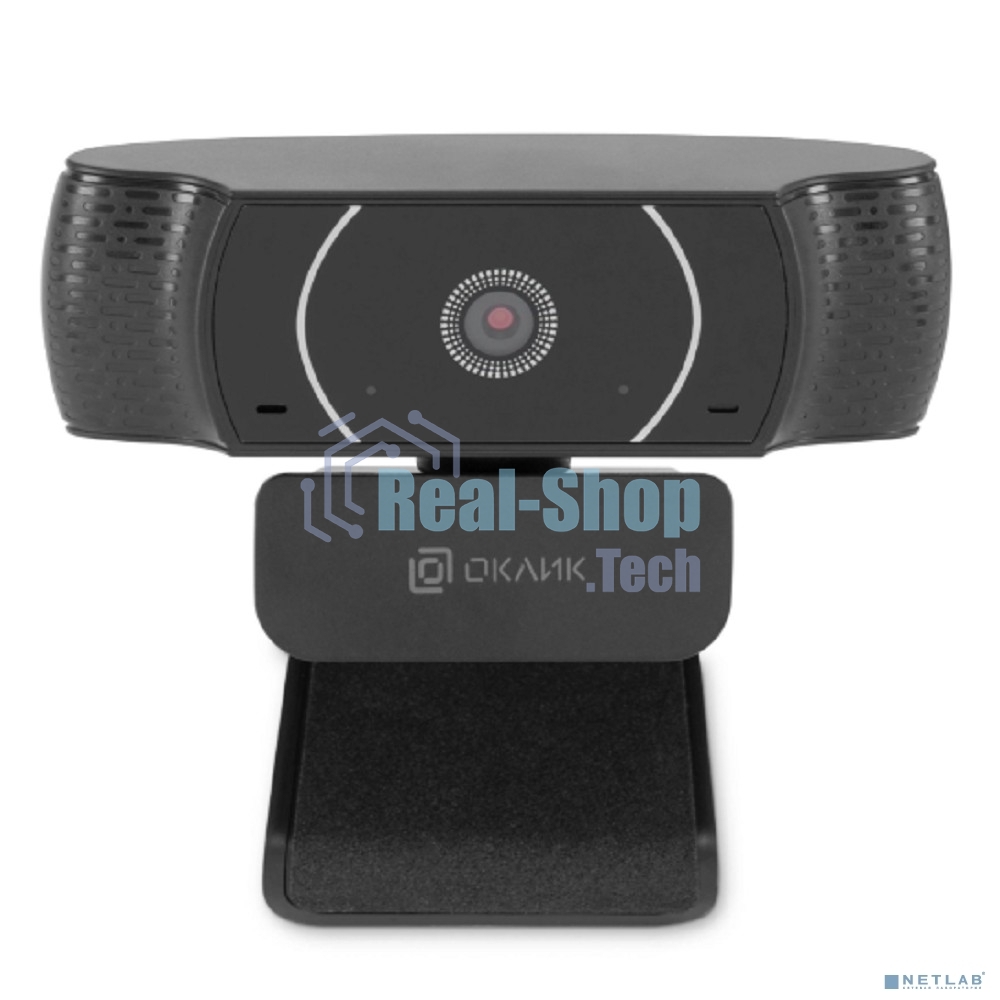 Веб-камера Оклик OK-C016HD черный 1Mpix (1280x720) USB2.0 с микрофоном