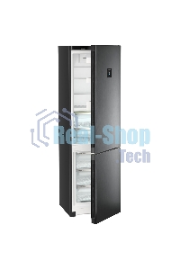 Холодильник Liebherr CBNbdc 573i-22 001 черный двухкамерный 255/94л морозилка снизу, No Frost