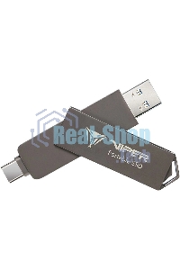 Внешний SSD Patriot Viper, 2TB, USB 3.2 Gen 2 Type-A/Type-C, R/W 1000/1000, черный