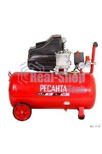 Компрессор поршневой Ресанта КП-50/300М масляный 300л/мин 50л 2000Вт красный/черный