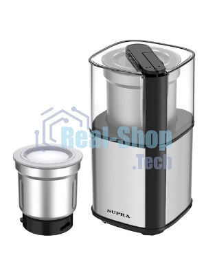 Кофемолка SUPRA CGS-320 300 Вт, 80 г, серебристый