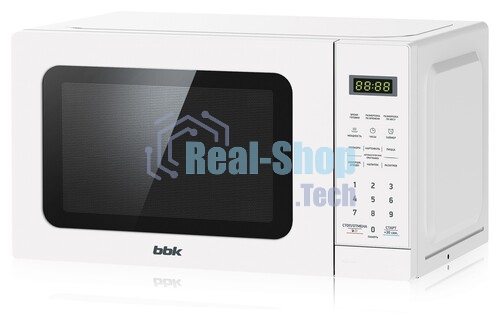 Микроволновая печь BBK 20MWS-767S/W белый, 20 л, 700 Вт, переключатели - сенсор