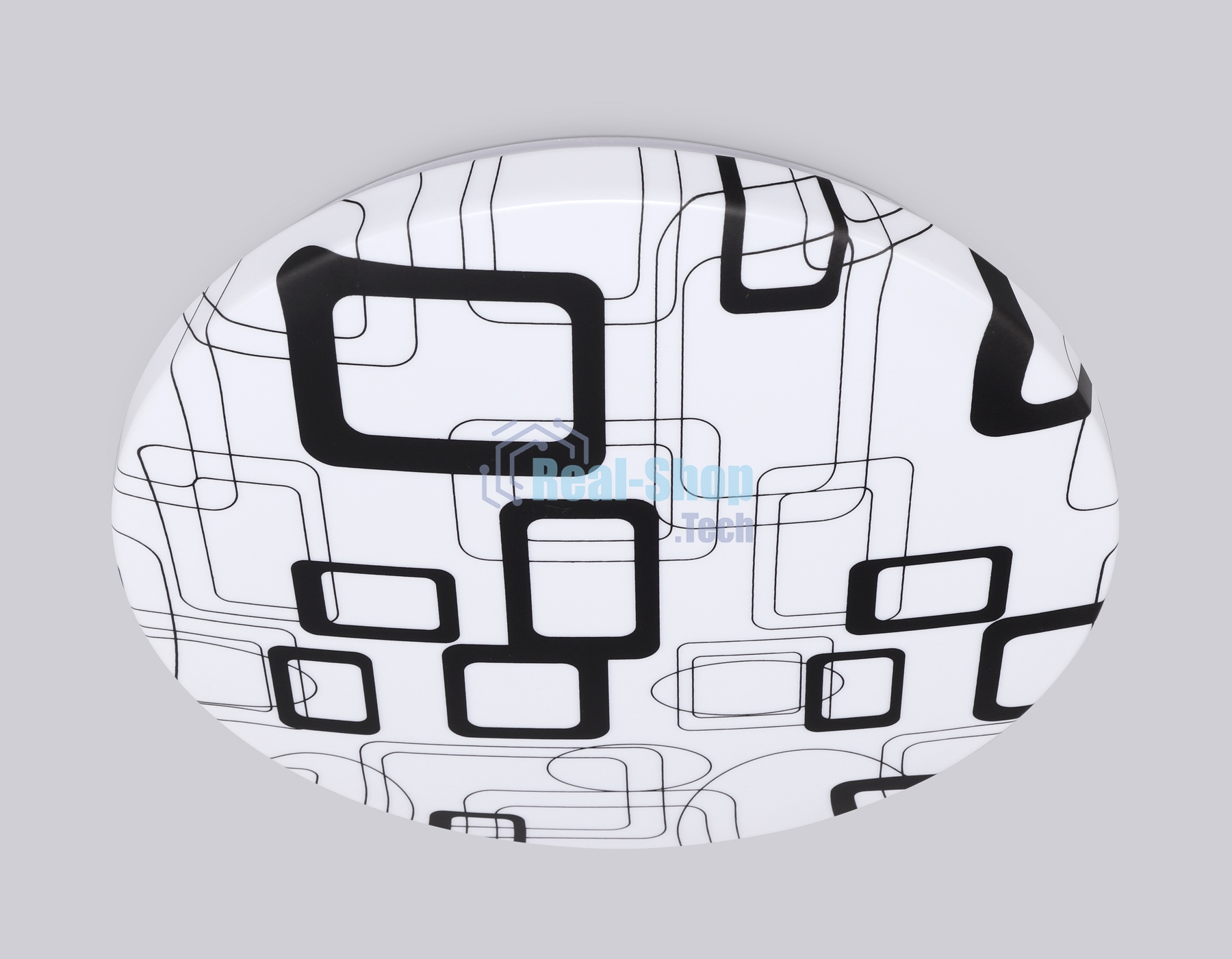 Потолочный светодиодный светильник Ambrella light FZ1043 WH/BK белый/черный 21W 6400K D320*55 (Без ПДУ)