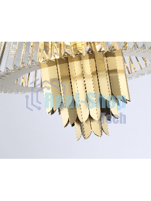 Люстра Ambrella light LH41017/12 BS/CL латунь/прозрачный E14*12 max 40W D560*660