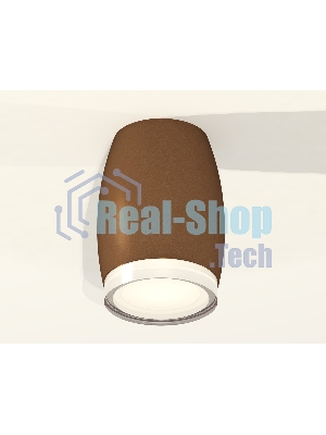 Светильник Ambrella Light XS1124021 SCF/FR/CL кофе песок/белый матовый/прозрачный MR16 GU5.3 (C1124, N7160)
