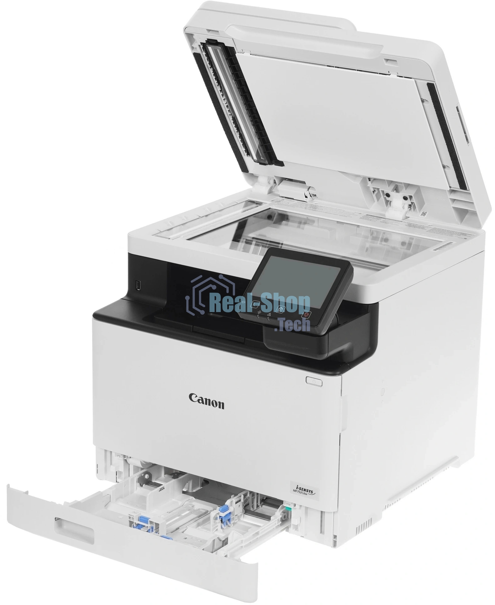 МФУ лазерное Canon i-SENSYS MF752Cdw (5455C012), A4, цветное, печ. 33 стр/мин., скан. до 50 стр/мин., 1200 x 1200 dpi (печать) 600x600dpi (скан.), USB, RJ-45, Wi-Fi, BlueTooth, Air Print, Mopria