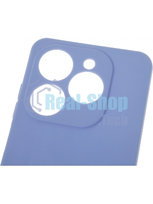 Чехол (клип-кейс) BoraSCO для Tecno Spark 20/20C/Go 2024/Pop 8 Microfiber Case лавандовый