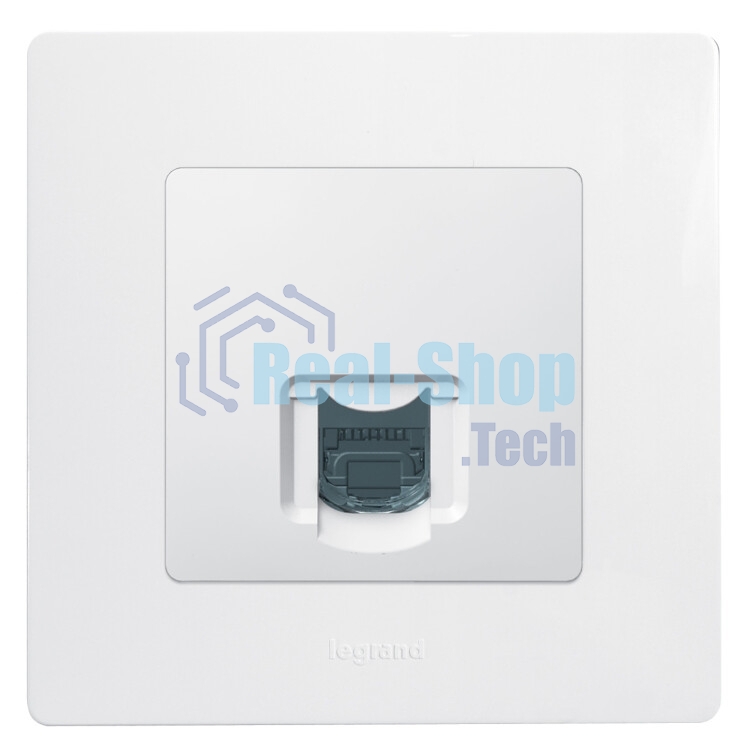 Розетка компьютерная ETIKA RJ45 кат.5 UTP, белый