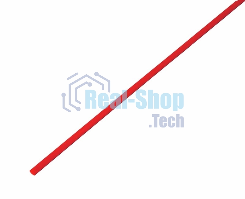 Трубка термоусадочная 3.0/1.5 1м красн. (уп.50шт) Rexant 20-3004