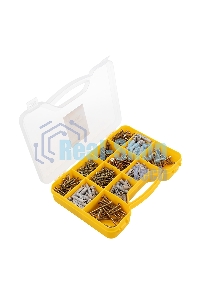 Набор саморезов и дюбелей Kranz 590 шт.