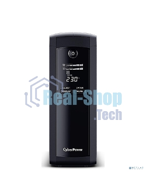 Источник бесперебойного питания UPS CyberPower VP1600ELCD Line-Interactive 1600VA/960W USB/RS-232/RJ11/45 (4 + 1 EURO)