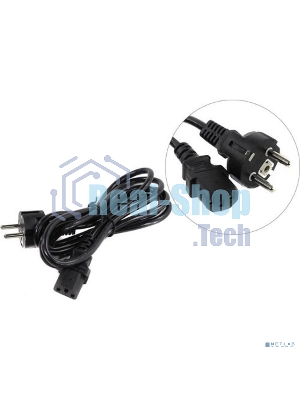 Кабель питания ExeGate Special PC-1,8S (Евровилка Schuko->С13) 3*0.75мм2, CCA, черный, 1.8м.