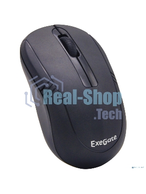 Мышь беспроводная ExeGate Professional Standard SR-9021 черный, 1200 dpi, радиоканал, USB, кнопки - 3