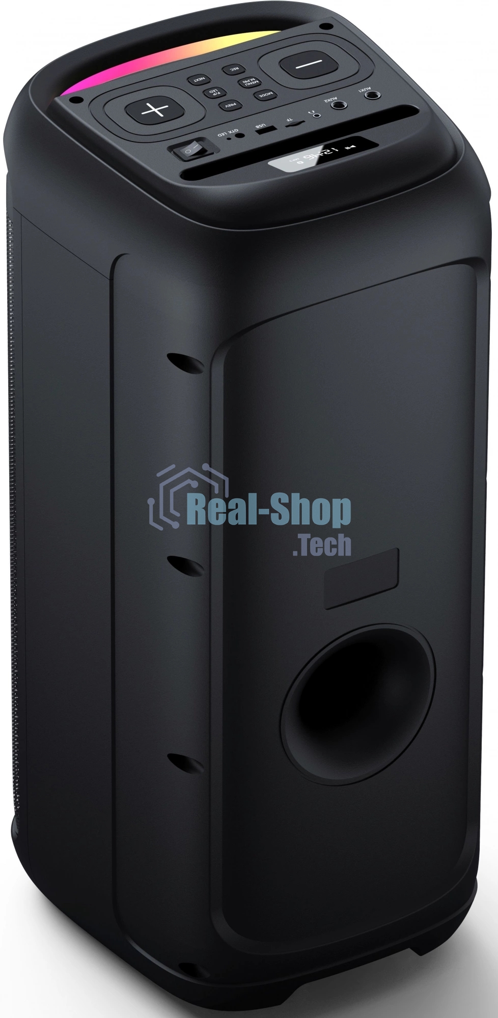 Минисистема Hyundai H-MC1237 черный 40Вт FM USB BT micro SD