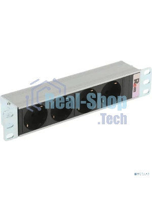 Блок силовых розеток Rem Rem-10, Shuko х 4, вход IEC 320 C14, 10