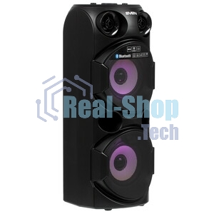 Колонка АС SVEN PS-750, черный (80 Вт, TWS, Bluetooth, FM, USB, microSD, LED-дисплей, 2х4400мА*ч)