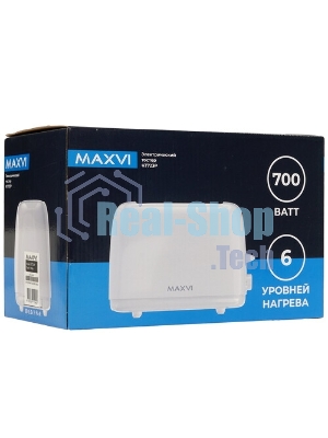 Тостер Maxvi KT723P белый