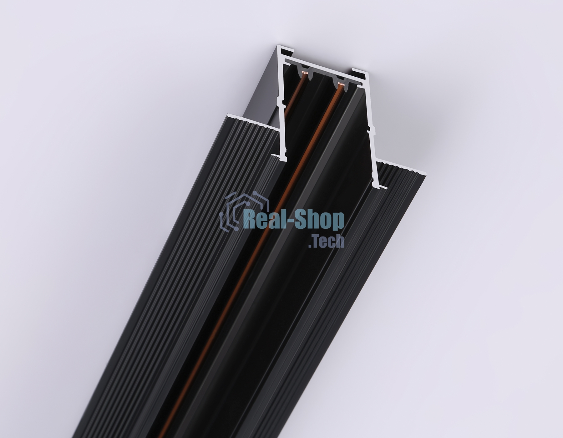 Шинопровод встраиваемый Ambrella light GL1012 BK черный IP20 220V 3000*62.5*56